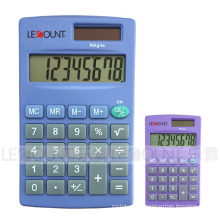 8 Digits Dual Power Handheld Calculator with Various Optional Colors (LC332B)